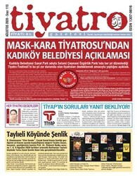 Tiyatro Gazetesi Sayı: 113 Ağustos 2020 - Tiyatro Gazetesi