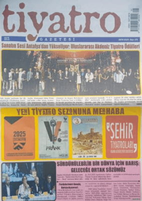 Tiyatro Gazetesi Sayı: 172 Ekim 2025 - 1
