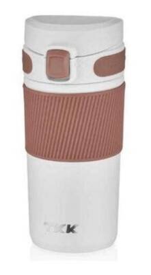 TKK T2001 450Ml Çelik Mug Kahve Bardağı Beyaz - 1