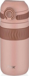 Tkk T2006 Açık Pembe 450 Ml Çelik Mug Kahve Bardağı - Vagonlife