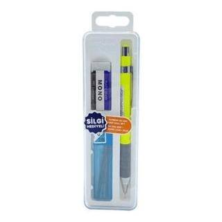 Tombow Grip 0.7 mm Plastik Kutulu Set Neon Sarı - 1