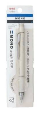 Tombow Mono Graph Grip Mechanical Pencil - 0.5mm - Greige - 1