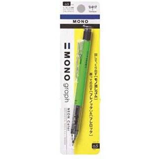Tombow Mono Graph Neon Versatil Uçlu Kalem 0.5Mm Blisterli 1Adneon Yeşil - 1