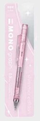 Tombow MONO graph Shimmer Mekanik Kurşun Kalem 0,5 mm Blisterli Pembe - Tombow