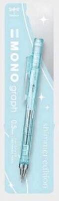 Tombow MONO graph Shimmer Mekanik Kurşun Kalem 0,5 mm Blisterli Yeşil - 1