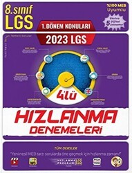 8. Sınıf LGS 1. Dönem 4 lü Hızlanma Denemeleri - Tonguç Akademi