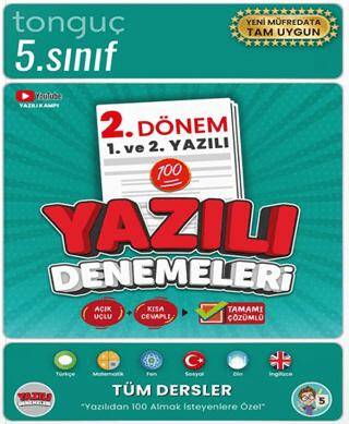 Tonguç Akademi 5. Sınıf Yazılı Denemeleri 2. Dönem 1 ve 2. Yazılı - 1