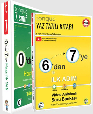 Tonguç Akademi 6`dan 7`ye Hazırlık Seti - 1