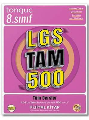 Tonguç Akademi 8. Sınıf LGS Tüm Dersler Fijital Tam 500 Soru Bankası - 1