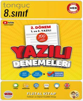 8. Sınıf Yazılı Denemeleri 2. Dönem 1 ve 2. Yazılı - 1