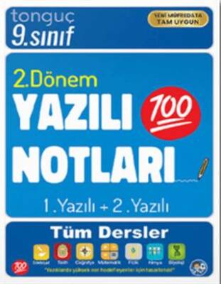 Tonguç Akademi 9. Sınıf Yazılı Notları 2. Dönem 1 ve 2. Yazılı - 1