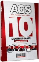 MEB AGS Tamamı Çözümlü 10 Deneme Sınavı - Tonyukuk Yayıncılık