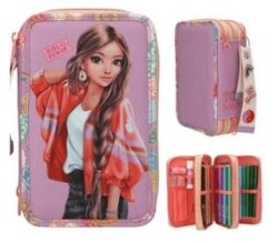 Top Model Üçkatlı Dolu Kalem Kutu Kız Gücü - Top Model
