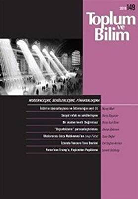Toplum ve Bilim Dergisi Sayı: 149 - 1