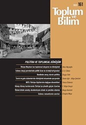 Toplum ve Bilim Dergisi Sayı: 161 - İletişim Yayınevi