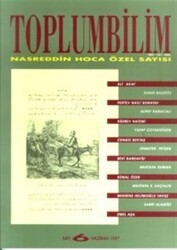 Toplumbilim Sayı 6 - Nasreddin Hoca Özel Sayısı - Bağlam Yayınları