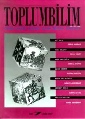 Toplumbilim Sayı 7 - Yeni Sağ Aşırı Sağ Özel Sayısı - 1