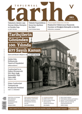 Toplumsal Tarih Dergisi: 383 Kasım 2025 - 1
