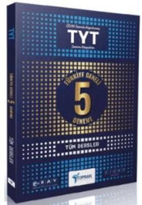 Toprak Yayıncılık TYT Tüm Dersler 5 li Paket Deneme - 1