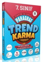 Trend Karma 7. Sınıf Paragraf 7 Yayın 14 Deneme Çözümlü - Trend Karma Yayınları