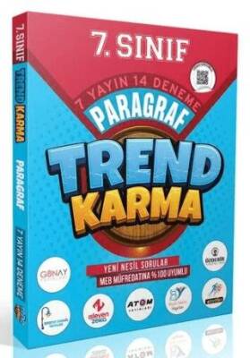 Trend Karma 7. Sınıf Paragraf 7 Yayın 14 Deneme Çözümlü - 1