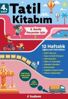 Tudem Yayınları 4. Sınıf Tatil Kitabım 5. Sınıfa Geçenler İçin - 1