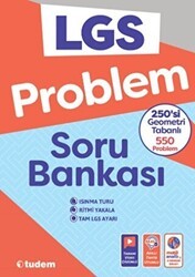 Tudem Yayınları - Bayilik Tudem Yayınları 8. Sınıf LGS Problem Soru Bankası - Tudem Yayınları - Bayilik
