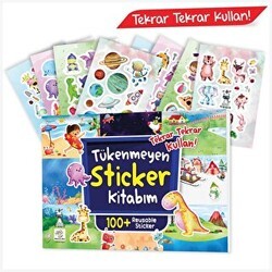 Tükenmeyen Sticker Kitabım 100+ Tekrar Tekrar Kullanılabilen Sticker - Yükselen Zeka Yayınları