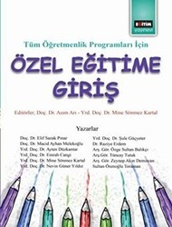Tüm Öğretmenlik Programları İçin Özel Eğitime Giriş - Eğitim Yayınevi - Ders Kitapları