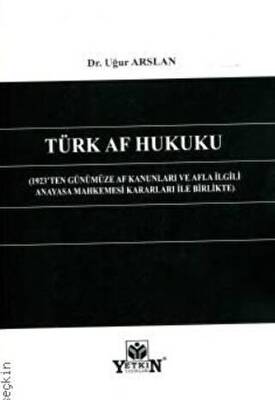 Türk Af Hukuku - 1