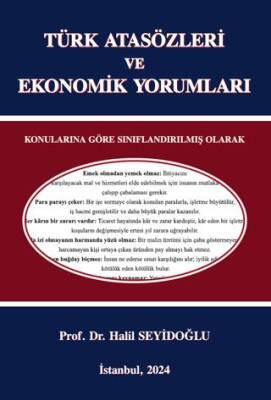 Türk Atasözleri ve Ekonomik Yorumlar - 1