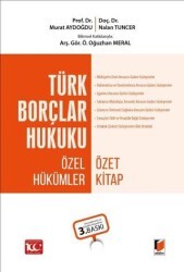 Türk Borçlar Hukuku Özel Hükümler Özet Kitap - Adalet Yayınevi