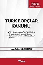 Türk Borçlar Kanunu 2020 Güncel Mevzuat - Temsil Kitap
