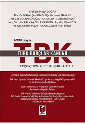 Türk Borçlar Kanunu - 1