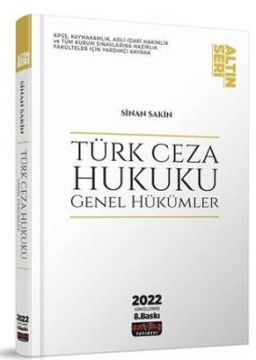 Türk Ceza Hukuku Genel Hükümler Konu Anlatımı - 1