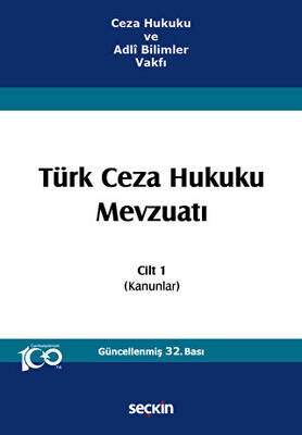 Türk Ceza Hukuku Mevzuatı - 1