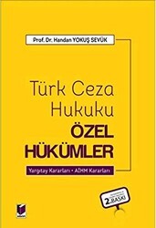 Türk Ceza Hukuku Özel Hükümler - Adalet Yayınevi