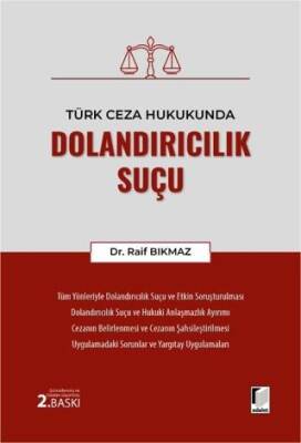 Türk Ceza Hukukunda Dolandırıcılık Suçu - 1