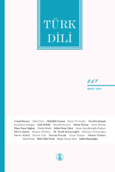 Türk Dili Dergisi Sayı: 867 Mart 2024 - Türk Dil Kurumu Yayınları