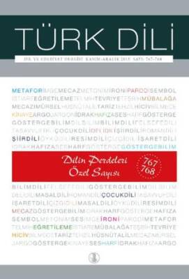 Türk Dili Dil Ve Edebiyat Dergisi Dilin Perdeleri Özel Sayısı - 1