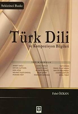 Türk Dili ve Kompozisyon Bilgileri - 1