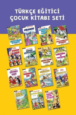 Türkçe Eğitici Çocuk Kitabı Seti 15 Kitap - 1