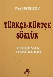 Türkçe - Kürtçe Sözlük - Öz-Ge Yayınları