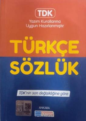 Türkçe Sözlük İlkokul Ortaokul - 1