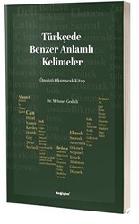 Türkçede Benzer Anlamlı Kelimeler - Değişim Yayınları