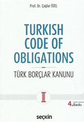 Turkish Code Of Obligations - 1