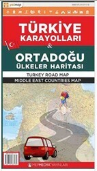 Türkiye Karayolları ve Ortadoğu Ülkeler Haritası - MepMedya Yayınları