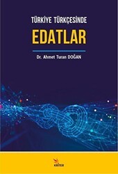 Türkiye Türkçesinde Edatlar - Kriter Yayınları