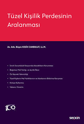 Tüzel Kişilik Perdesinin Aralanması - 1