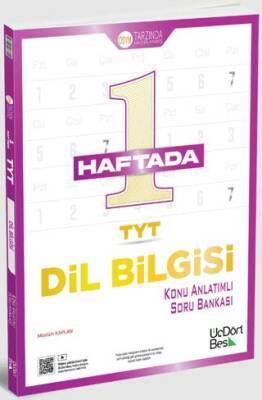TYT 1 Haftada Dilbilgisi Konu Anlatımlı Soru Bankası - 1